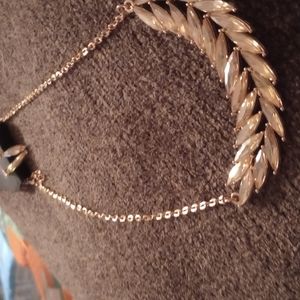 Flight of fanciness gold tone set 16" w/ extender